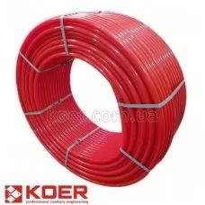 Труба тепла підлога Koer PERT EVOH 16*2,0 (RED) з кисневим бар'єром 710-01 фото