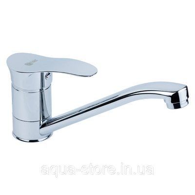 Смеситель s07 &Oslash;40 для кухни гусь прямой 250мм на гайке TAU SE-1B245C (9807110) 9807110 фото