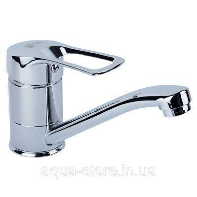 Смеситель s43 &Oslash;40 для кухни гусь прямой 150мм на шпильке TAU SM-2B144C (9843120) 9843120 фото