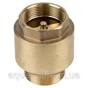 Клапан зворотний F1/2"&times;F1/2" (латунь) euro 130 г AQUATICA (779650) aq-779650 фото
