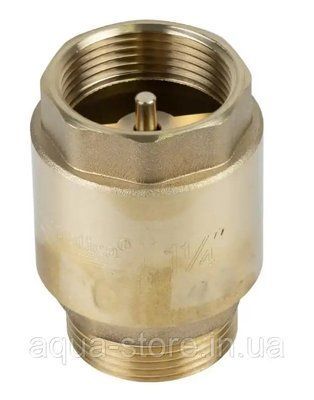 Клапан зворотний F3/4"&times;F3/4" (латунь) euro 205г AQUATICA (779652) aq-779652 фото
