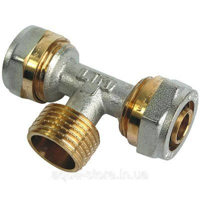 Трійник незнімний eco nn 26x1"x26мм 8274 фото