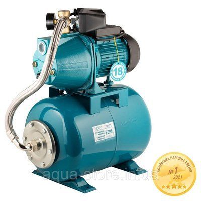 Станція 1.1кВт Hmax 55м Qmax 60л/хв (самовсмоктуючий насос) 24л Україна AQUATICA (775093/24) 775093/24 фото