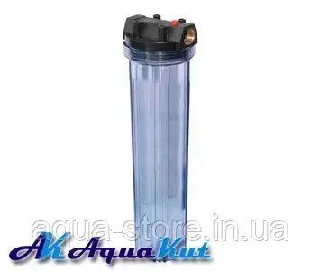 Магистральный фильтр AquaKut Big BlueSlim 20 3/4"(прозрачный) для холодной воды. 10733 фото
