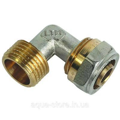 Нерознімний металопластиковий коліно зовнішне ECONN 16x1/2" 2035 фото
