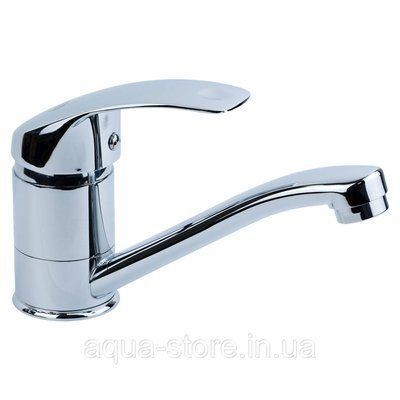 Смеситель SD &Oslash;40 для кухни гусь прямой 150мм на шпильке TAU SD-2B143C (9804120) 9804120 фото