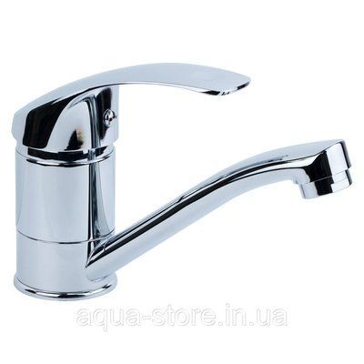 Смеситель s04 &Oslash;40 для кухни гусь прямой 150мм на гайке TAU SD-1B143C (9804100) 9804100 фото