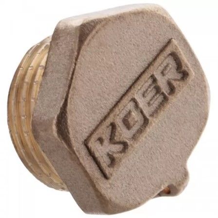 Заглушка 1/2"З Koer KF.P06M.WN без нікелю 00743 фото