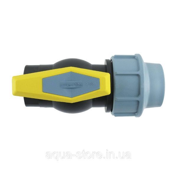 Кран кульовий PN santehplast 50мм 1 1/2" 83938 фото